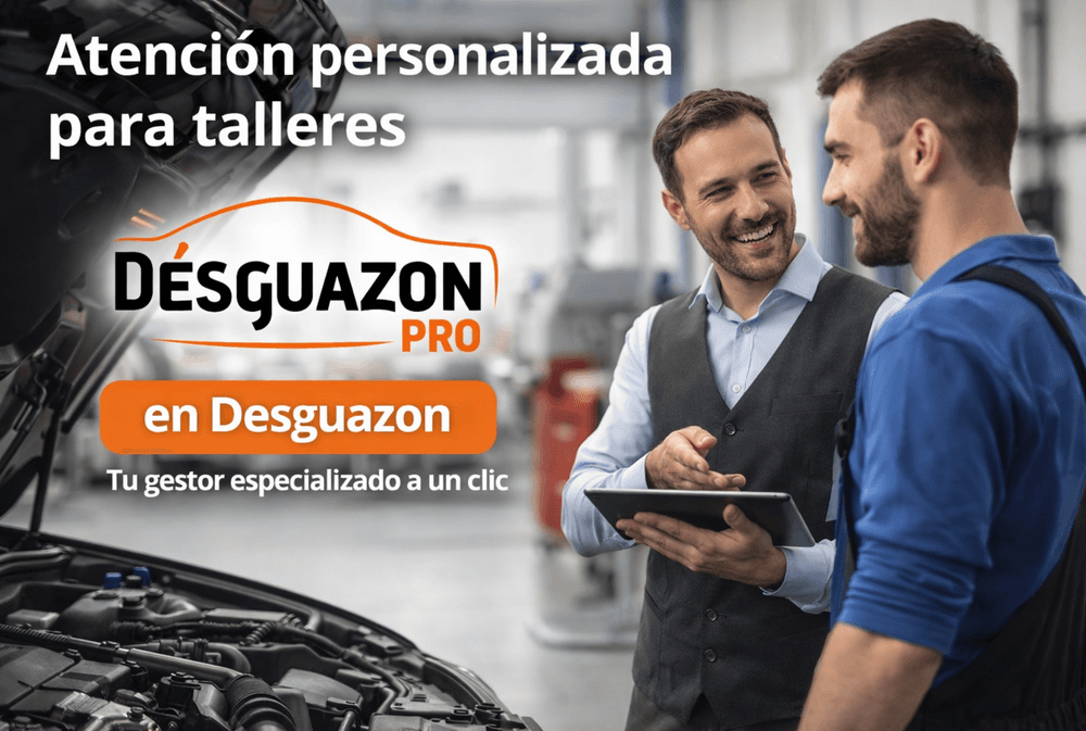 Atención personalizada para talleres en Desguazon: tu gestor especializado a un clic