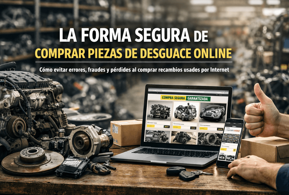 La forma segura de comprar piezas de desguaces online