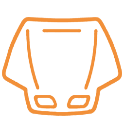 carrocería frontal